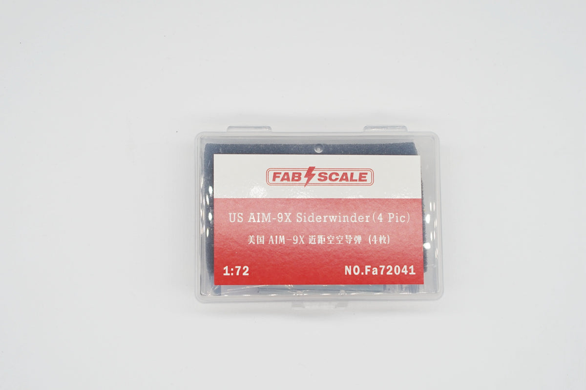 FabScale Studio FA72041 1:72 US AIM-9X Siderwinder (4 pieces)