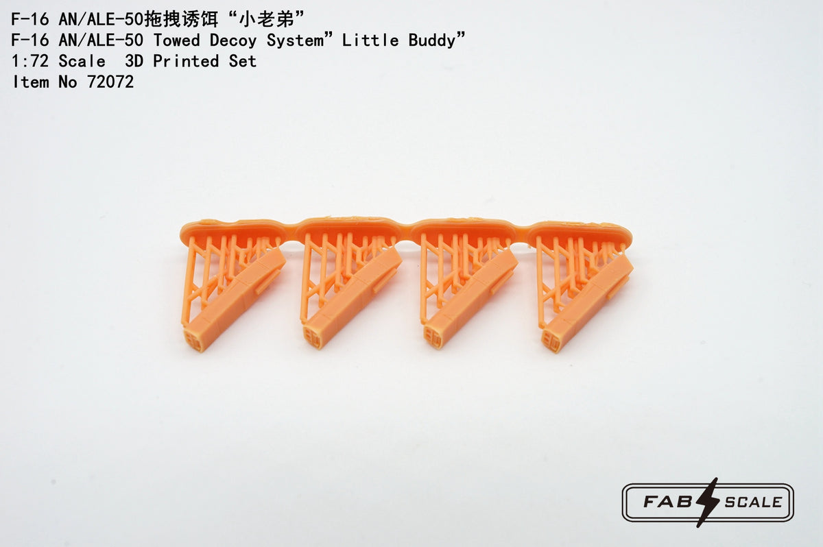 FabScale Studio FA72072 1:72 F-16 AN/ALE-50 Towed Decoy System 4pcs
