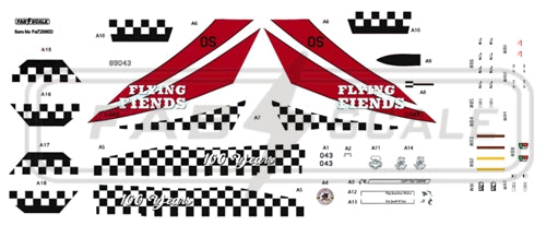 FabScale Studio FA72080D 1:72 USAF 36Th FS Lockheed-Martin F-16C Centennial Scheme Osan Air Base 2023