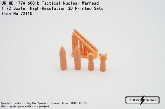 FabScale Studio 72110 1:72 UK WE 177A 600lb Tactical Nuclear Warhead
