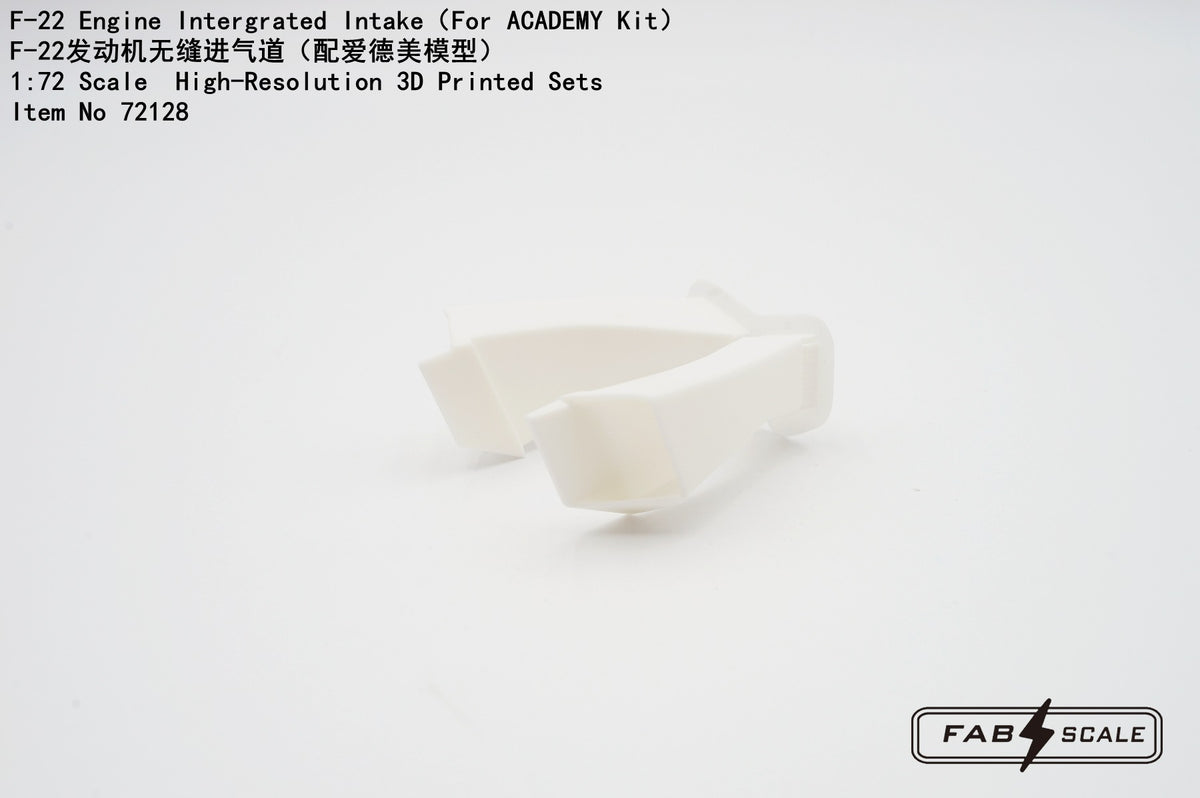 FabScale Studio FA72128 1:72 Lockheed-Martin F-22 Engine Integrated Intake