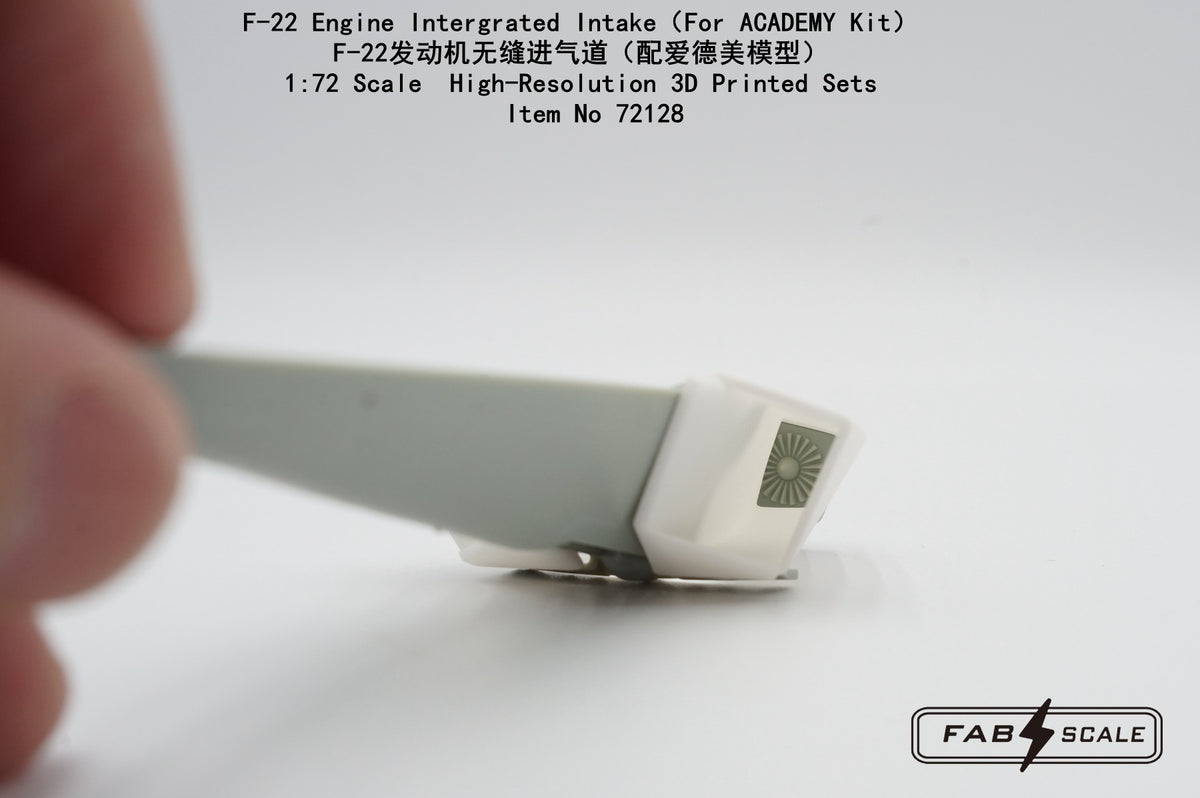 FabScale Studio FA72128 1:72 Lockheed-Martin F-22 Engine Integrated Intake