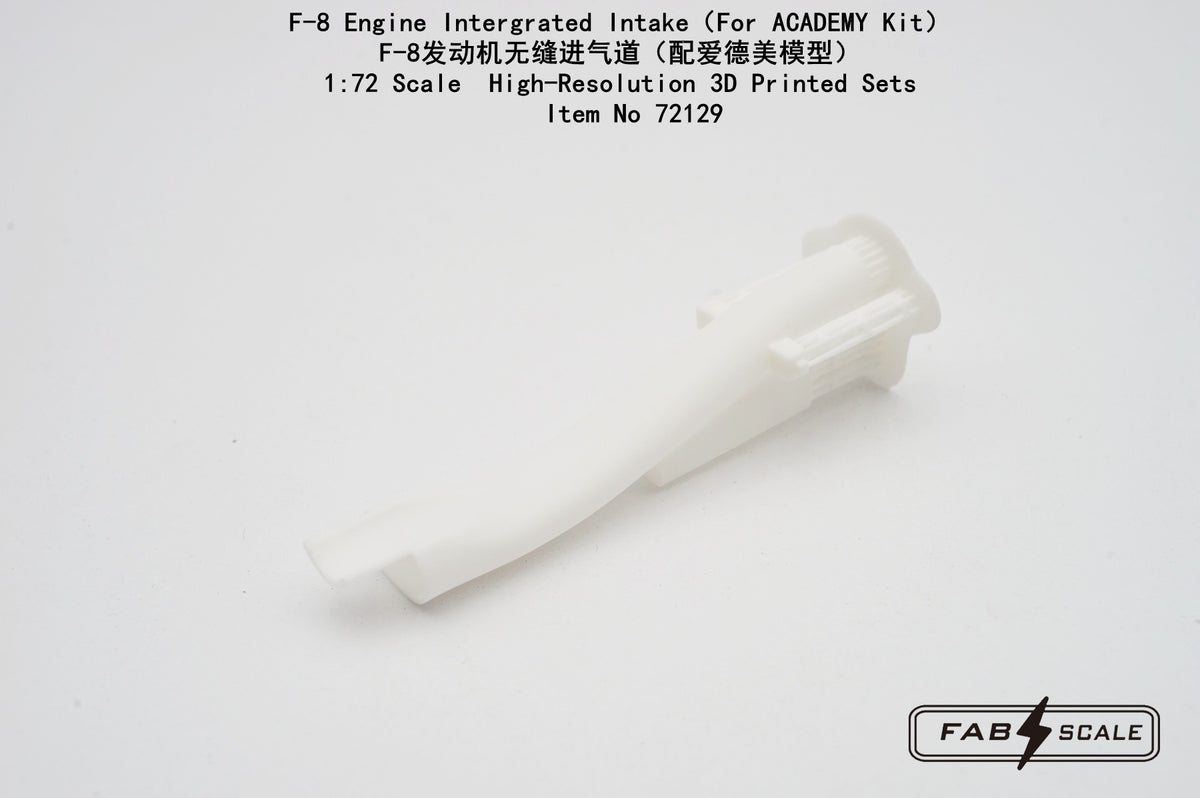 FabScale Studio FA72129 1:72 Vought F-8E/F-8J Crusader Engine Integrated Intake