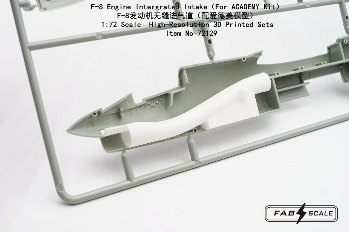 FabScale Studio FA72129 1:72 Vought F-8E/F-8J Crusader Engine Integrated Intake
