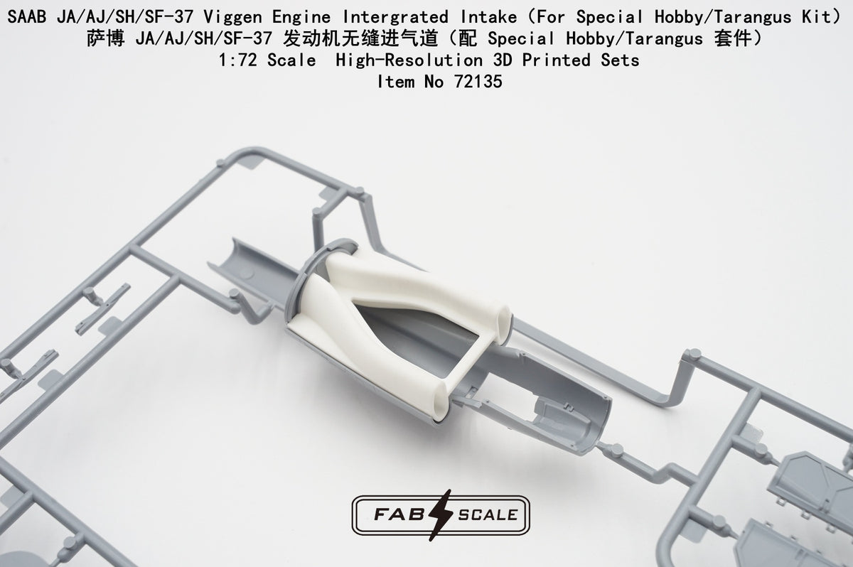 FabScale Studio FA72135 1:72 SAAB JA/AJ/SH/SF-37 Viggen Engine Integrated Intake
