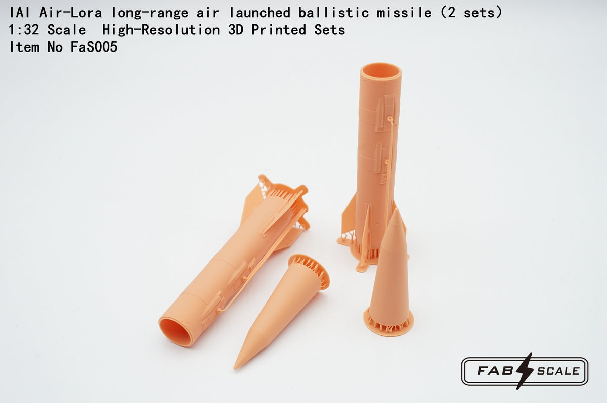 FabScale Studio FAS005 1:32 IAI Air-Lora long-range air launched ballistic missile  2 sets