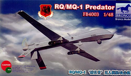 Bronco Models FB4003 1:48 RQ/MQ-Predator Drone