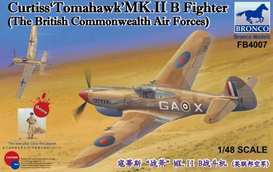 Bronco Models FB4007 1:48 Curtiss Tomahawk MK.IIB Fighter (The British Commonwealth Air Forcesï¼