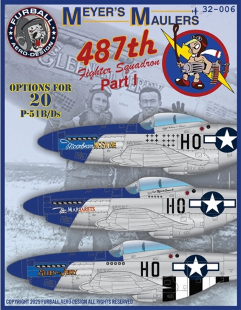 Furball Aero-Design 32006 1:32 North-American P-51B/P-51D Meyer's Maulers Part I