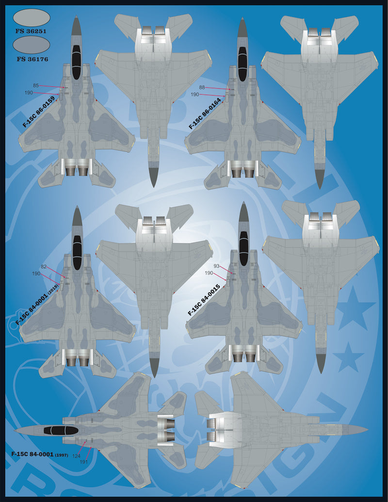 Furball Aero-Design 48-072 1:48  USAFE MOD Eagles'