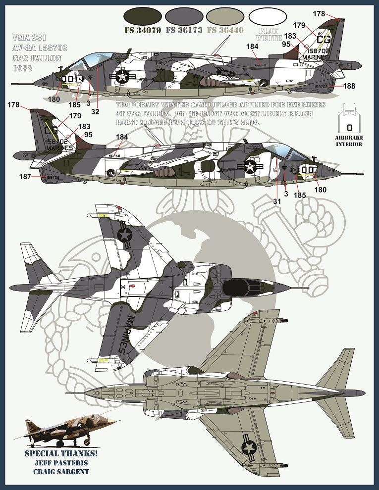 Furball Aero-Design 48-073 1:48 'USMC Jump Jets'