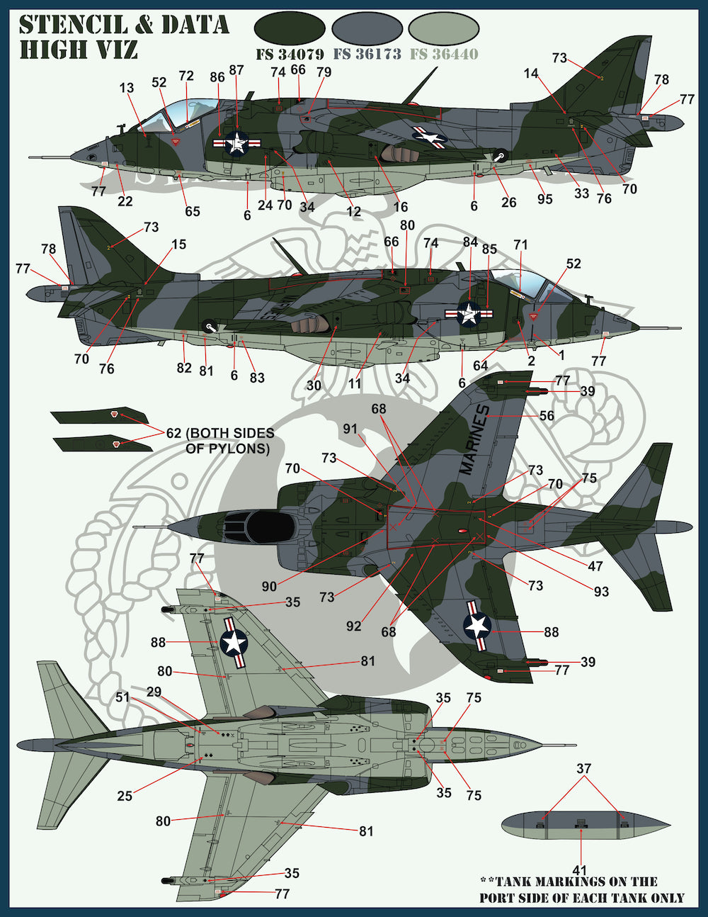 Furball Aero-Design 48-073 1:48 'USMC Jump Jets'