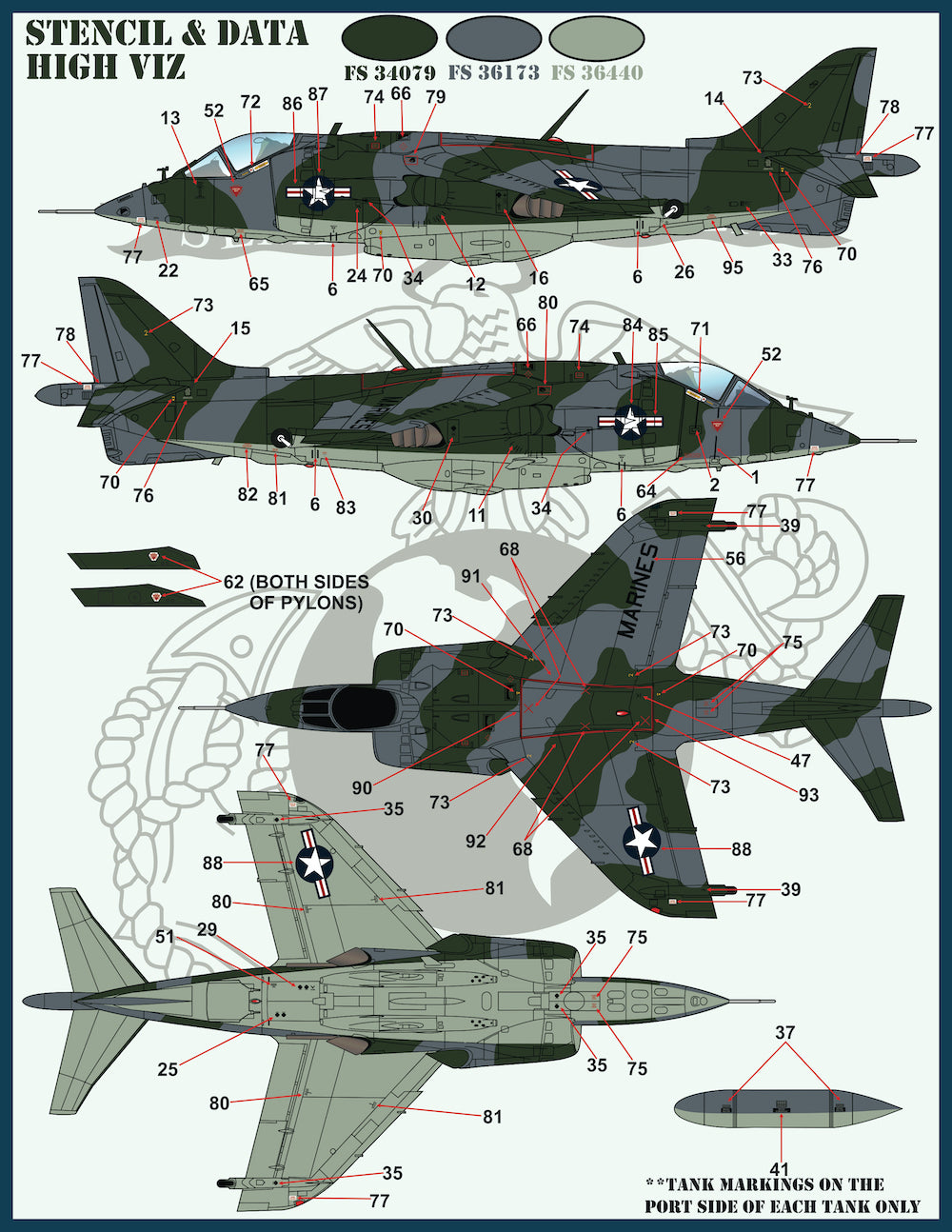 Furball Aero-Design 48-073 1:48 'USMC Jump Jets'