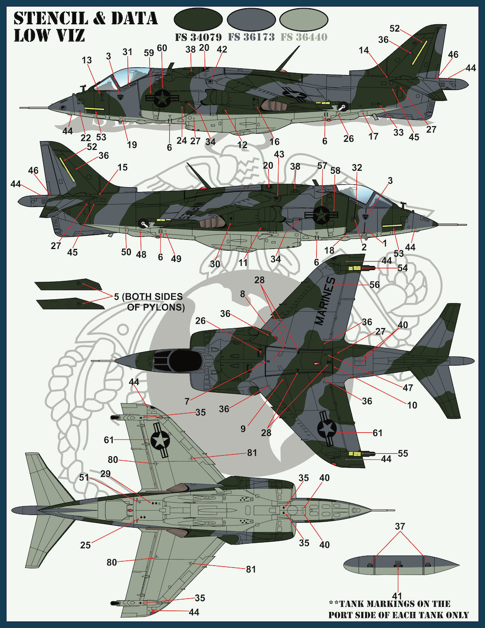 Furball Aero-Design 48-073 1:48 'USMC Jump Jets'