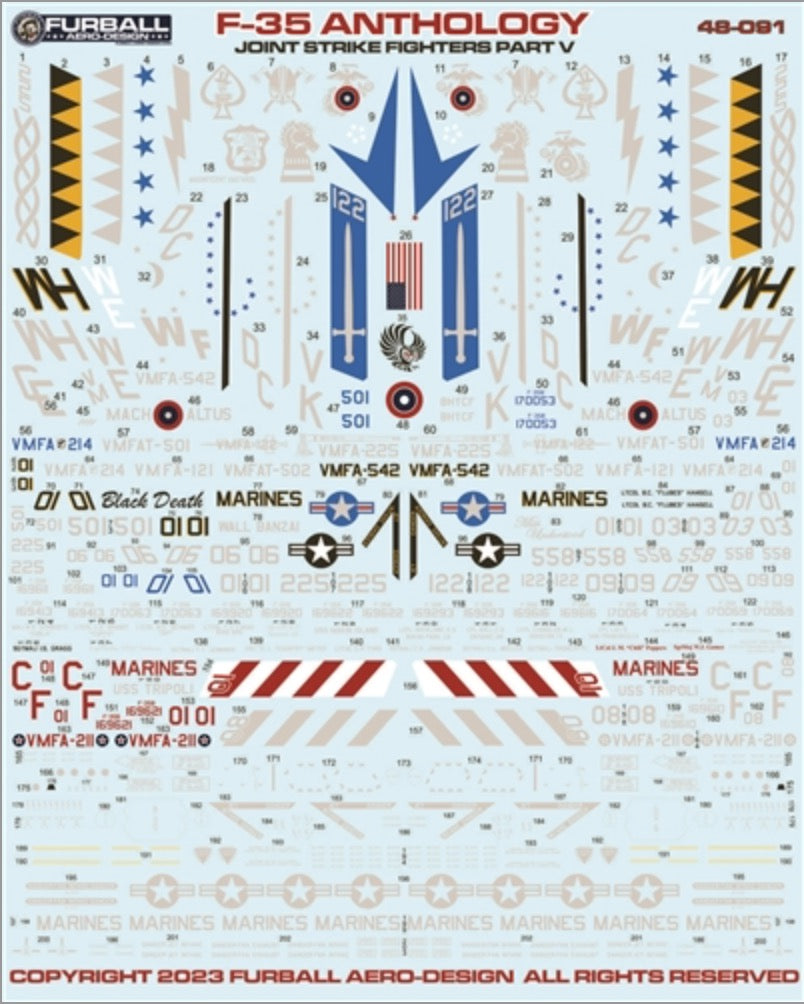 Furball Aero-Design 48091 1:48 F-35B Anthology Part V