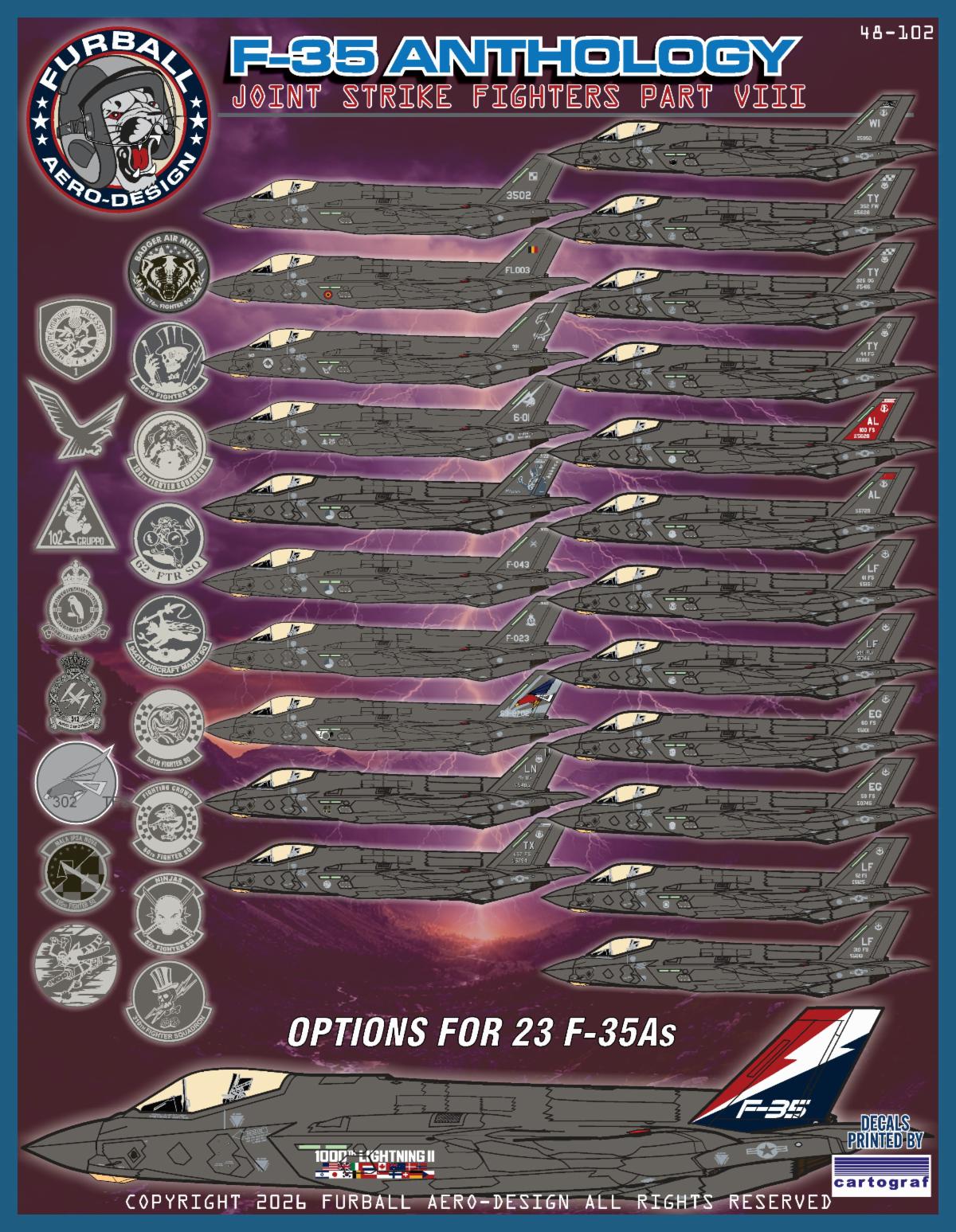 Furball Aero-Design 48-102 1:48 Lockheed-Martin F-35A Anthology Part VIII