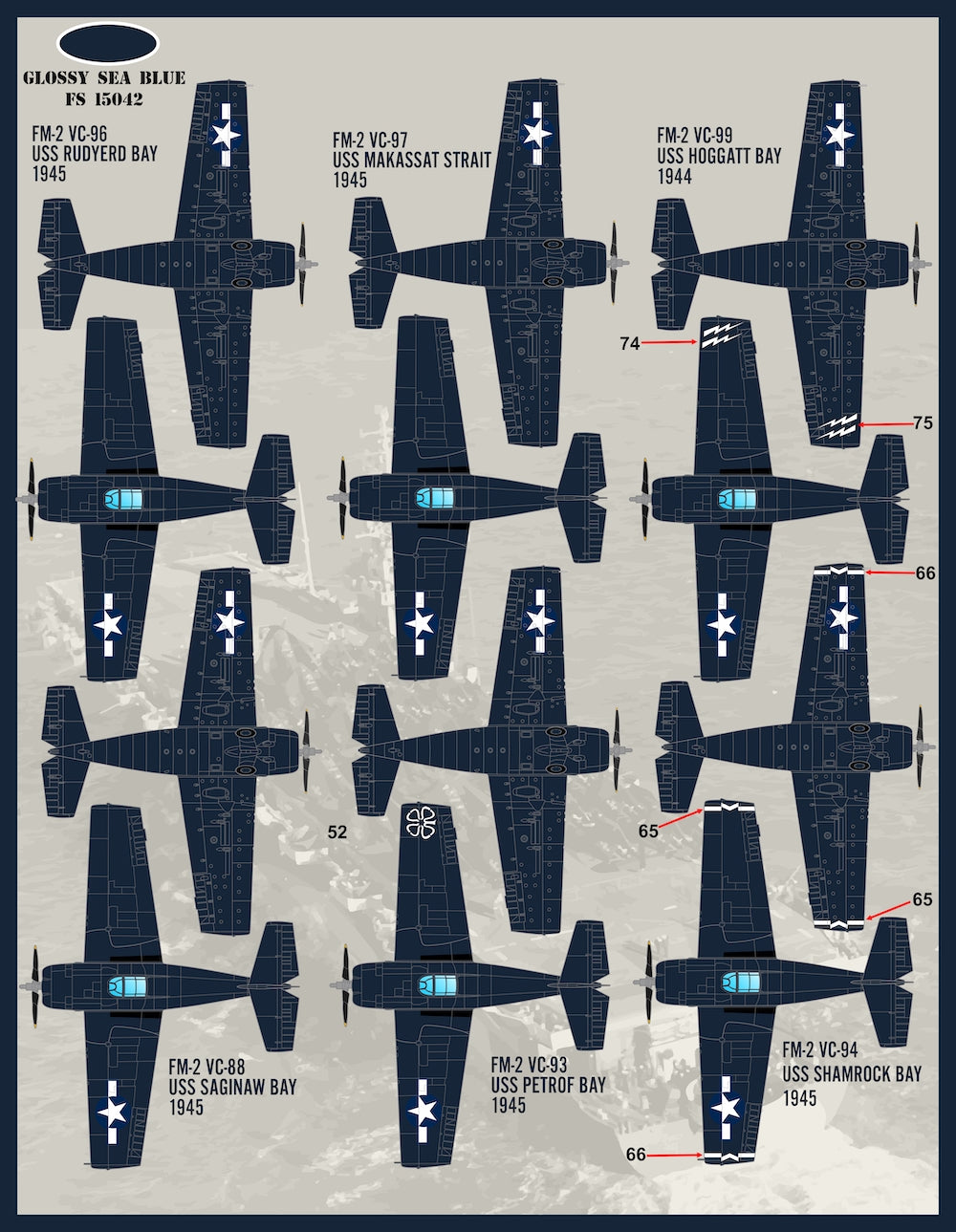 Furball Aero-Design S4822 1:48 'Colors and Markings of US Navy Grumman Wildcats Part 1