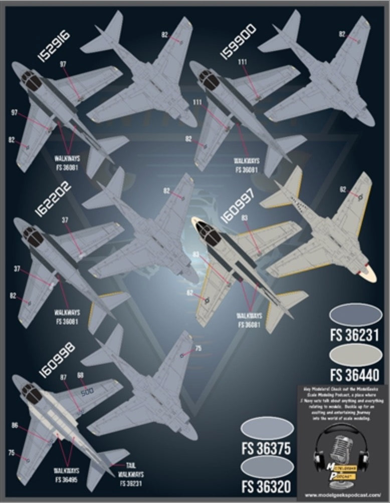 Furball Aero-Design S4828 1:48 âColors and markings of Grumman A-6 Intrudersâ