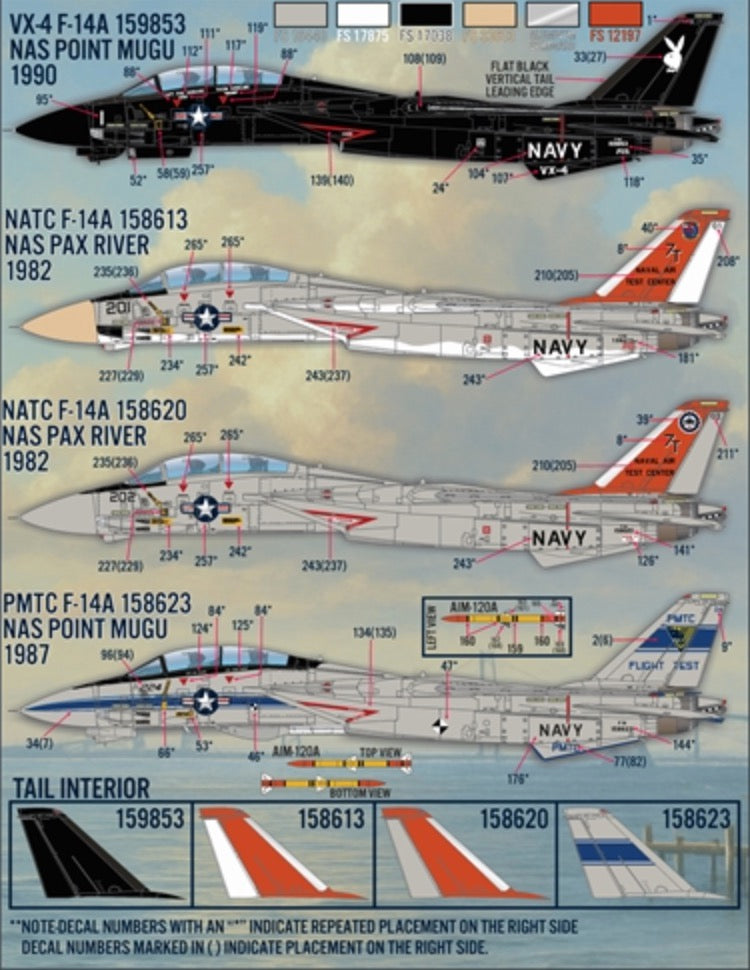 Furball Aero-Design DS4832 1:48 “Colors & Markings of US Navy Tomcats Part 13