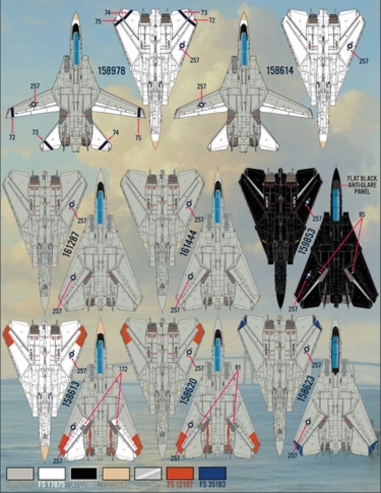 Furball Aero-Design DS4832 1:48 “Colors & Markings of US Navy Tomcats Part 13