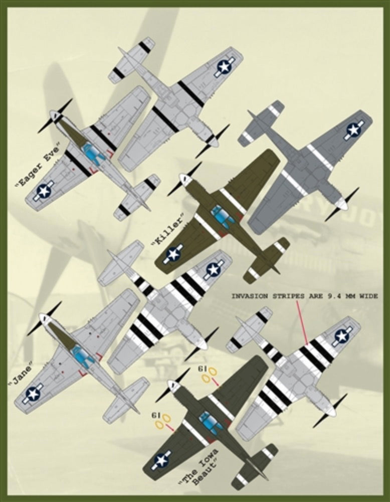 Furball Aero-Design FBDS4834 1:48 Colors & Marking of North-American P-51s Part I.