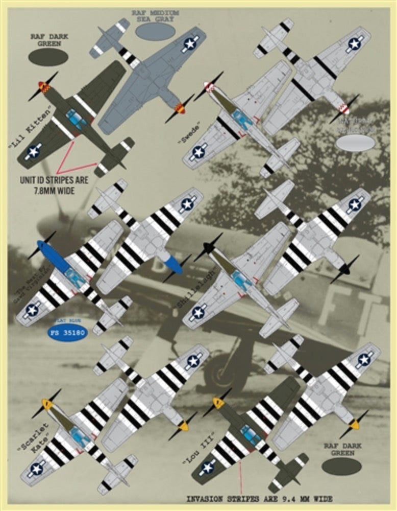 Furball Aero-Design FBDS4835 1:48 Colors & Marking of North-American P-51s Part II