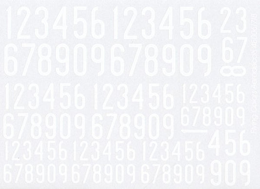 Flying Colors Aero FCA48008 1:48 1936-62 Swedish Narrow Numerals/White