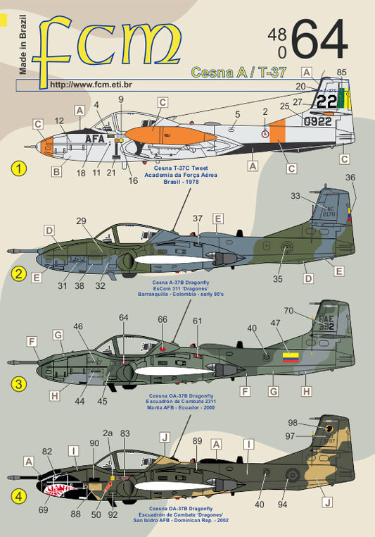 FCM 48-064 1:48 Cessna A/T-37 part 1