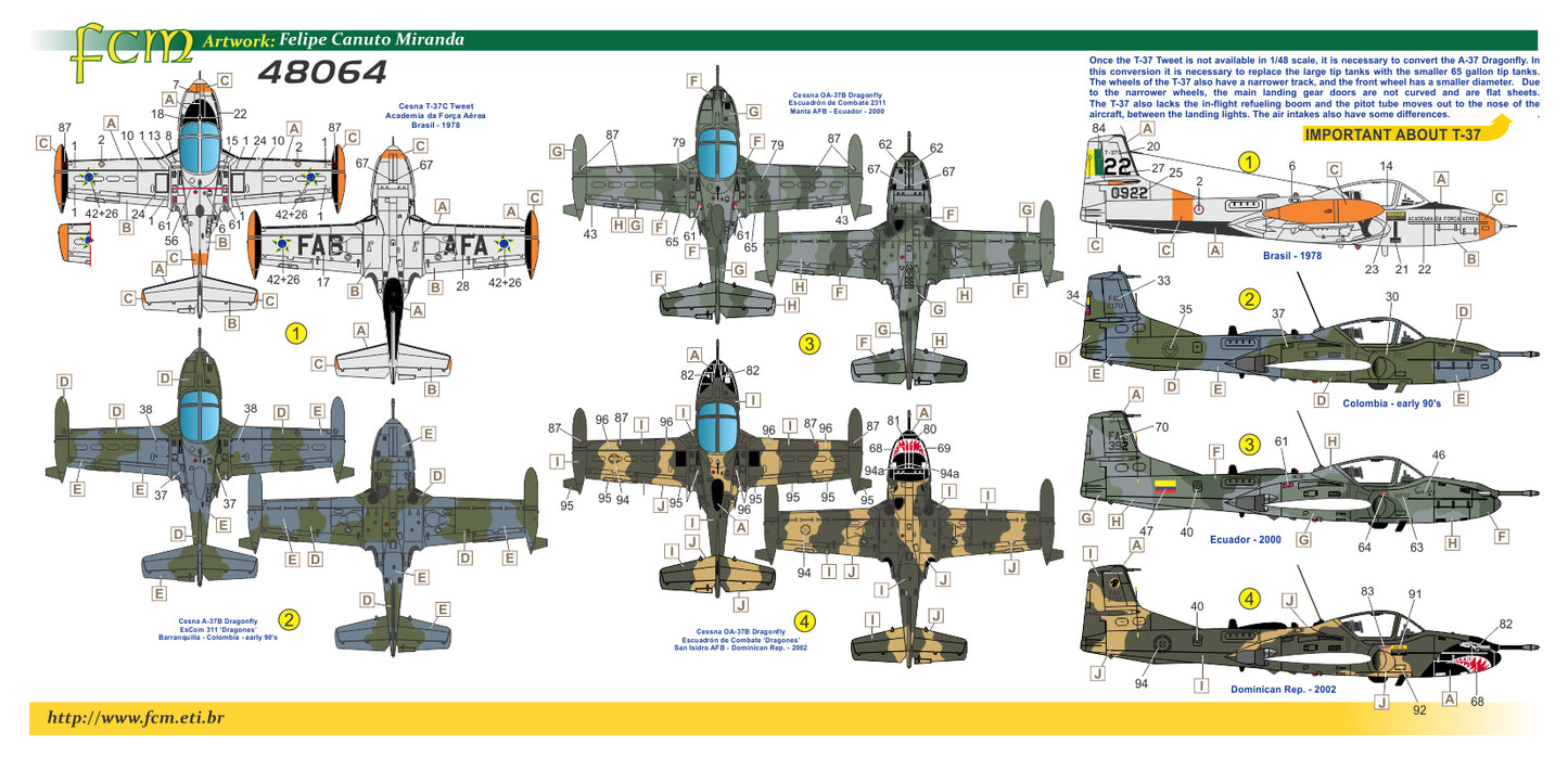 FCM 48-064 1:48 Cessna A/T-37 part 1