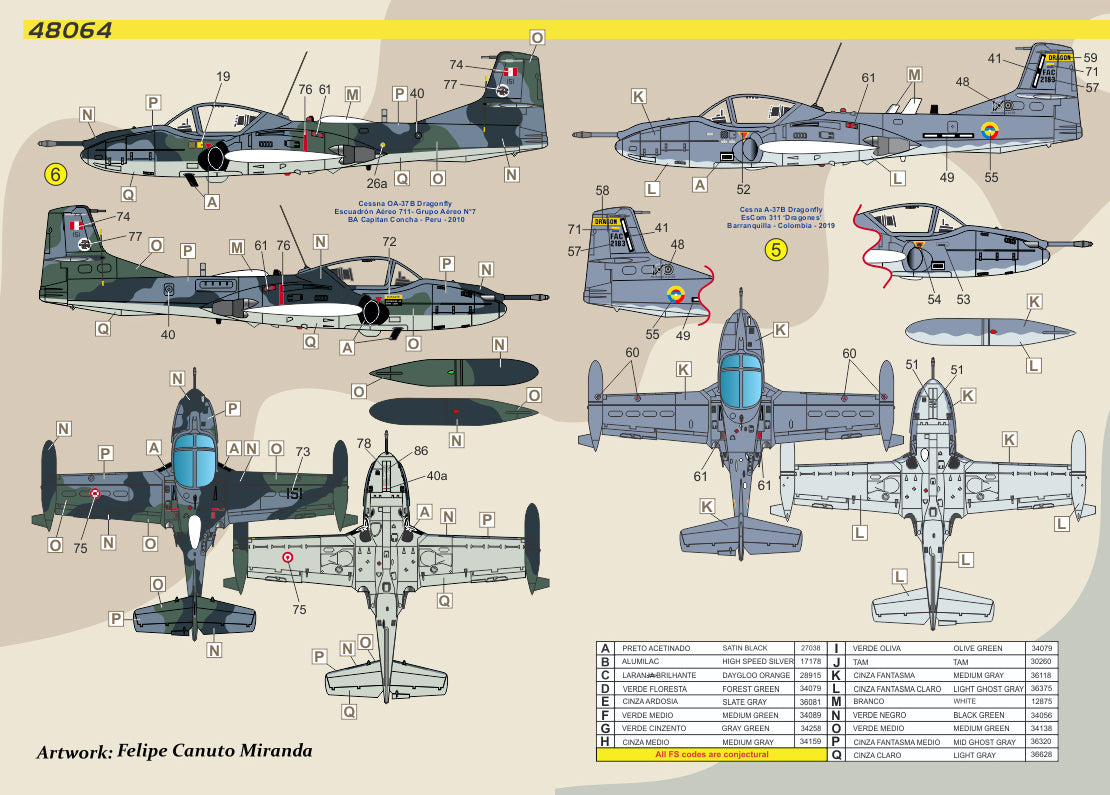 FCM 48-064 1:48 Cessna A/T-37 part 1