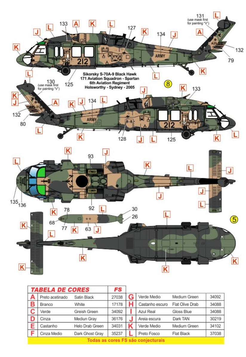 FCM 72053 1:72 Sikorsky H-60 Blackhawk