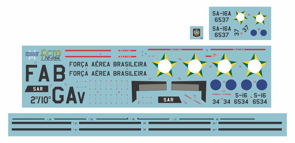 FCM 72056 1:72 Grumman SA-16A Albatross - Brasil