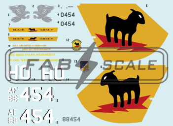 FabScale Studio FD48013 1:48 F-16CM Block 42 311st FS Holloman Air Base 2023