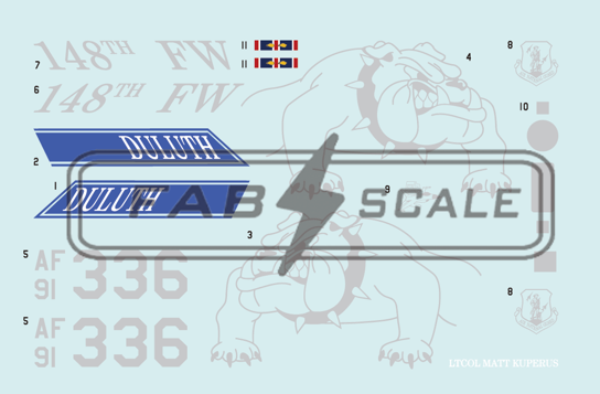 FabScale Studio FD48031 1:48 F-16C Block50 91-0335 148th FW 179 FS Okinawa Kadena AFB 2024