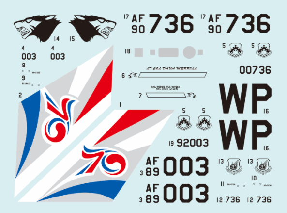 FabScale Studio FD48066 1:48 F-16C Block 40 89-0003 90-0736 35th/80th FS 70th Anniversary of ROK-U.S. Alliance