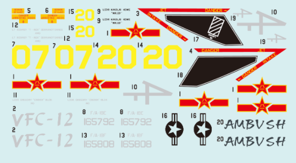 FabScale Studio FD48068 1:48 Boeing F/A-18E/F Super Hornet VFC-12 Fighting Omars NAS Oceana 2024
