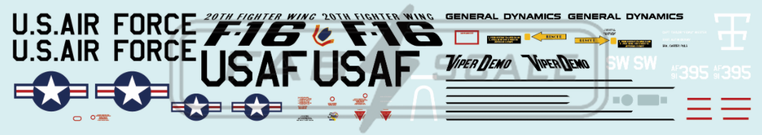 FabScale Studio FD72041 1:72 F-16C Block 50 91-0395 412th FTW Edwards AFB 2024