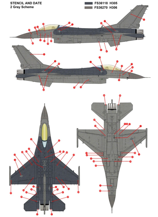 FabScale Studio FD72065 1:72 F-16C Block 40 89-2009 31st FW Aviano AB Italy 2025
