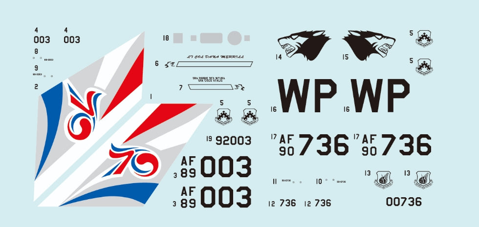 FabScale Studio FD72066 1:72 F-16C Block 40 89-0003 90-0736 35th/80th FS 70th Anniversary of ROK-U.S. Allianc