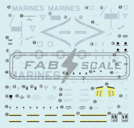 FabScale Studio FD72070 1:72 AV-8B Harrier II Plus VMA-231 ACE OF SPADES CG 19 MCAS Cherry Point 2025