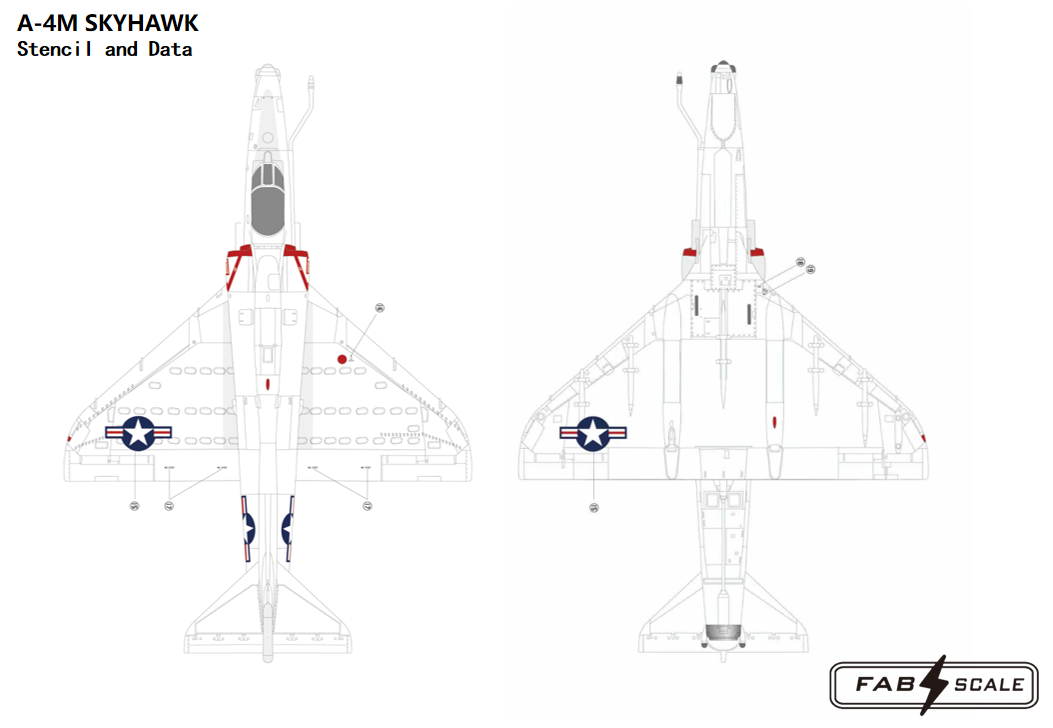 FabScale Studio FD72087 1:72 Douglas A-4M Skyhawk VMA-311 Tomcats