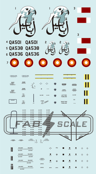FabScale Studio FD72097 1:72 McDonnell F-15QA Advanced Eagle