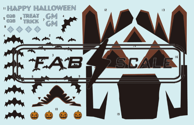 FabScale Studio FD72111 1:72 Grumman F-14D TOMCAT PUMPKIN FACE