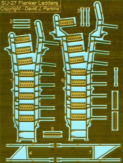 Flightpath UK 48211 1:48 Sukhoi Su-27 Flanker Ladders -