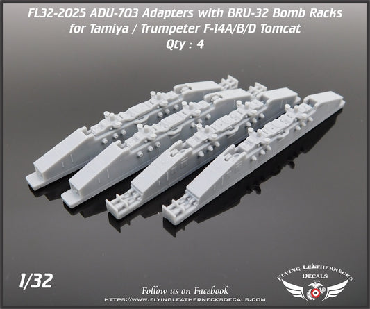 Flying Leathernecks FL32-2025 1:32 F-14A/F-14B/F-14D Tomcat Bomb Racks