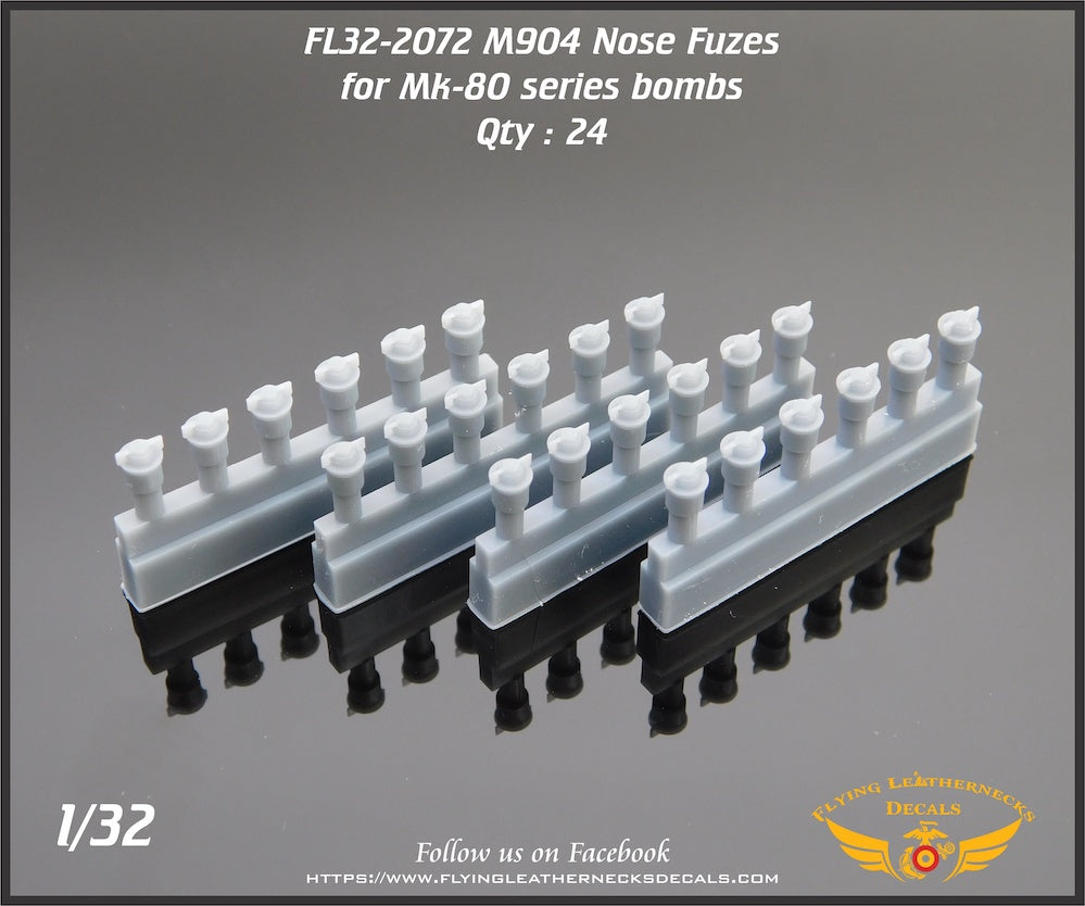Flying Leathernecks FL32-2072 1:32 M904 Nose Fuzes for Mk-80 series bombs (24)