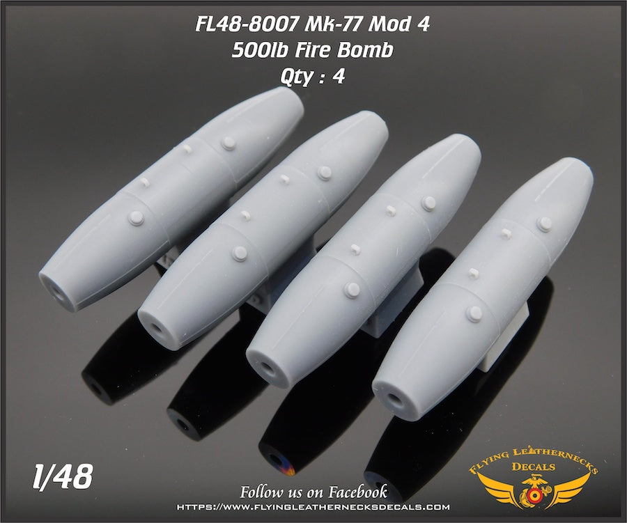 Flying Leathernecks FL48-8007 1:48 Mk-77 fire bomb (2) 3D-Printed