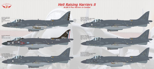 Flying Leathernecks FL48014 1:48 McDonnell-Douglas AV-8B II Plus Hell Raising Harriers II