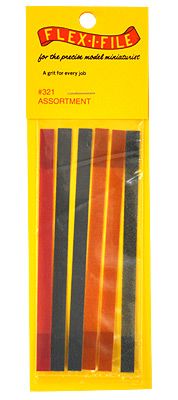 Flex-I-files 321 - Fine / Medium / Coarse (2 of each) Assortment