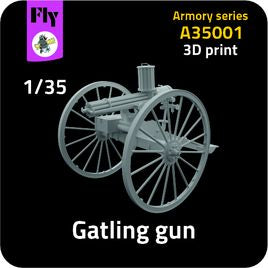 FLY A35001 1:35 Gatling Gun 3D-Printed